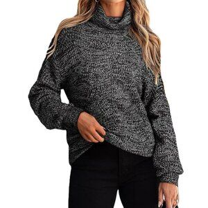 Womens Winter Oversized Sweaters Long Sleeve Turtleneck Size‎ Small